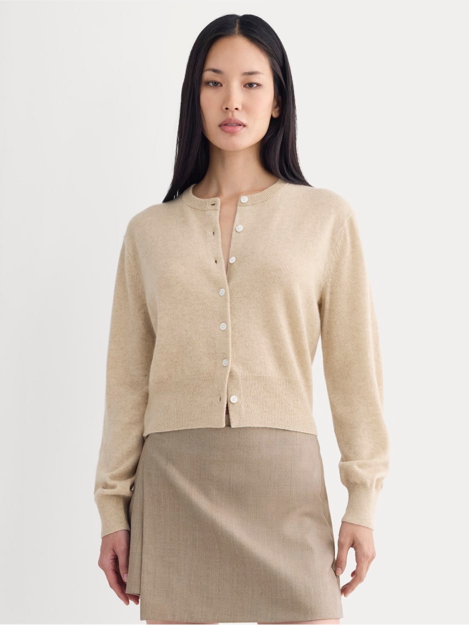 Everlane Cashmere Henley Sweater